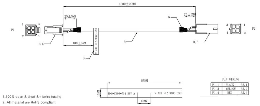 Molex Microfit Cable Assembly 1