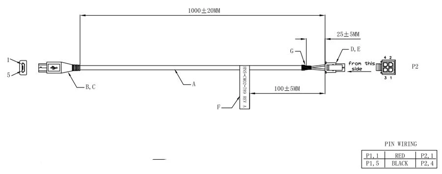 Micro USB Data Cable