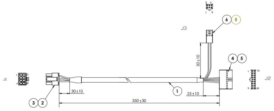 Molex Cable Harness Assembly