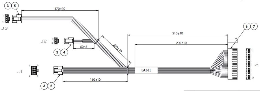 ATX Power Supply Wire Harness (2)