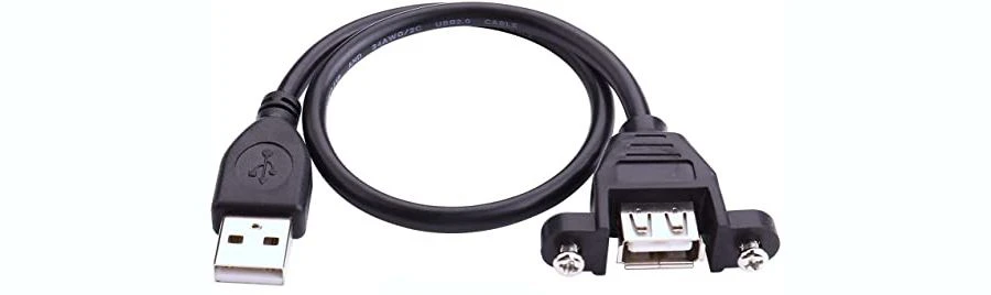 Panel Mount Extension USB Cable Panel Mount Extension USB Cable