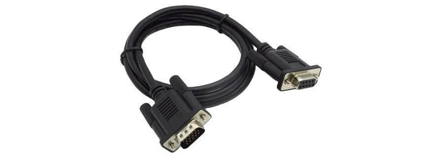 DB 15 Pin To 9 Pin Molded D-SUB Cable 1