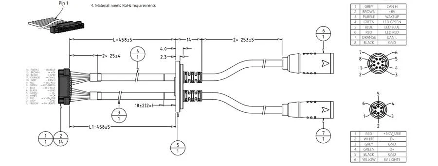 molex 505565 Series Cable Assembly (2)