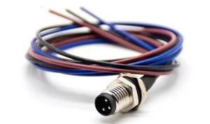 M8 Male Socket Back Mount Wire Harness