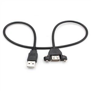 Panel Mount Extension USB Cable