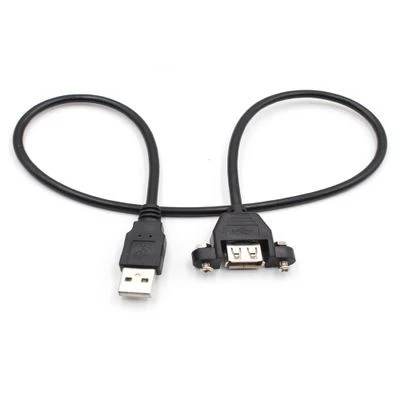 Panel Mount Extension USB Cable