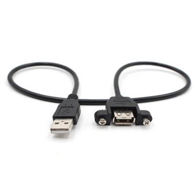 USB Male To Female With Lock Data Cable