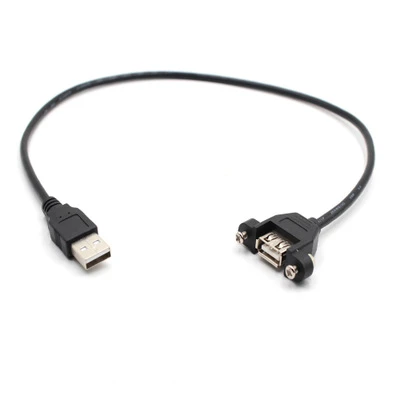 USB Male To Female With Lock Data Cable