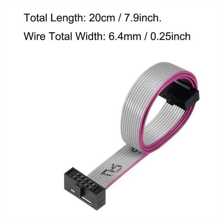 1.27MM Pitch 10 Pin Ribbon Cable