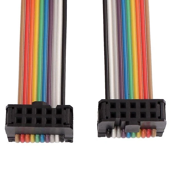 10 Pin IDC Flat Rainbow Ribbon Cable