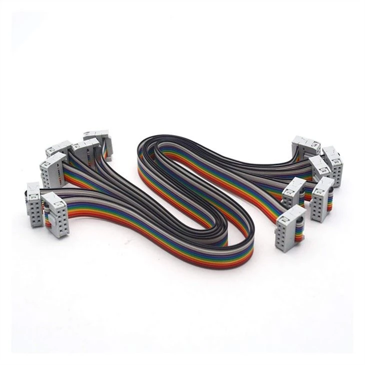 10 Pin Rainbow Flat Ribbon Cable