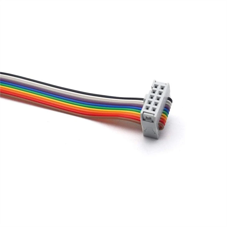 10 Pin Rainbow Flat Ribbon Cable