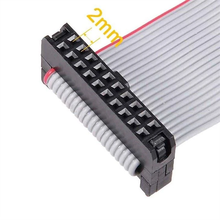20 Pin Gray Flat Ribbon Cable
