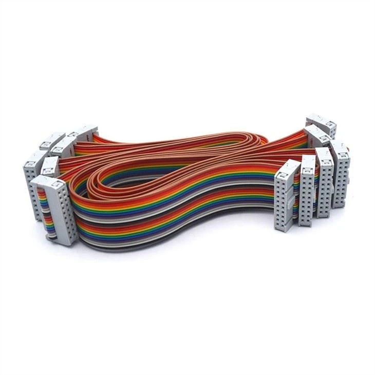 20 Pin Rainbow Flat Ribbon Cable