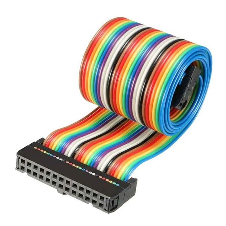 26 Pin Flat Rainbow Ribbon Cable