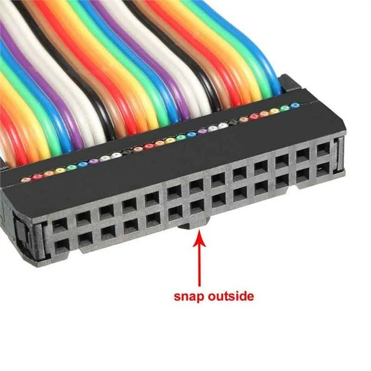 26 Pin Flat Rainbow Ribbon Cable