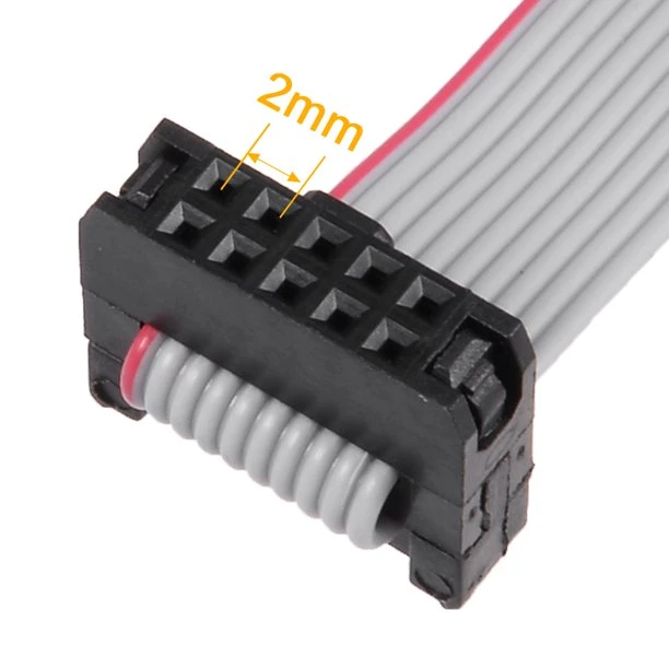 2mm Pitch 10 Pin Connector Flat Ribbon Cable