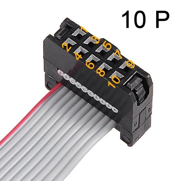 2mm Pitch 10 Pin Connector Flat Ribbon Cable