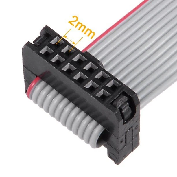 2mm Pitch 12 Pin Connector Flat Ribbon Cable