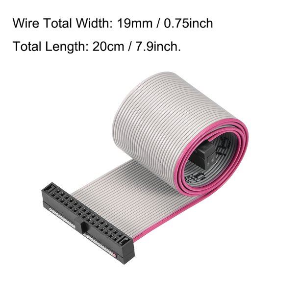 30 Pin IDC Connector Flat Ribbon Cable