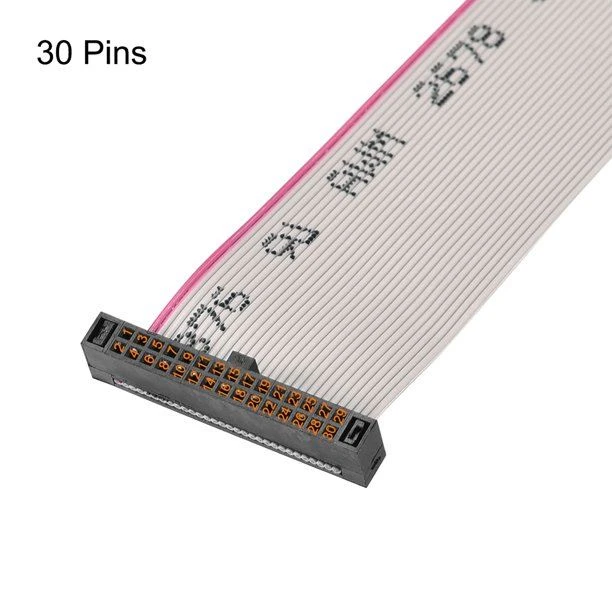 30 Pin IDC Connector Flat Ribbon Cable