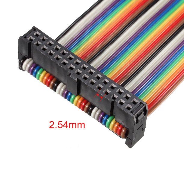 30 Pin Rainbow Flat Ribbon Cable