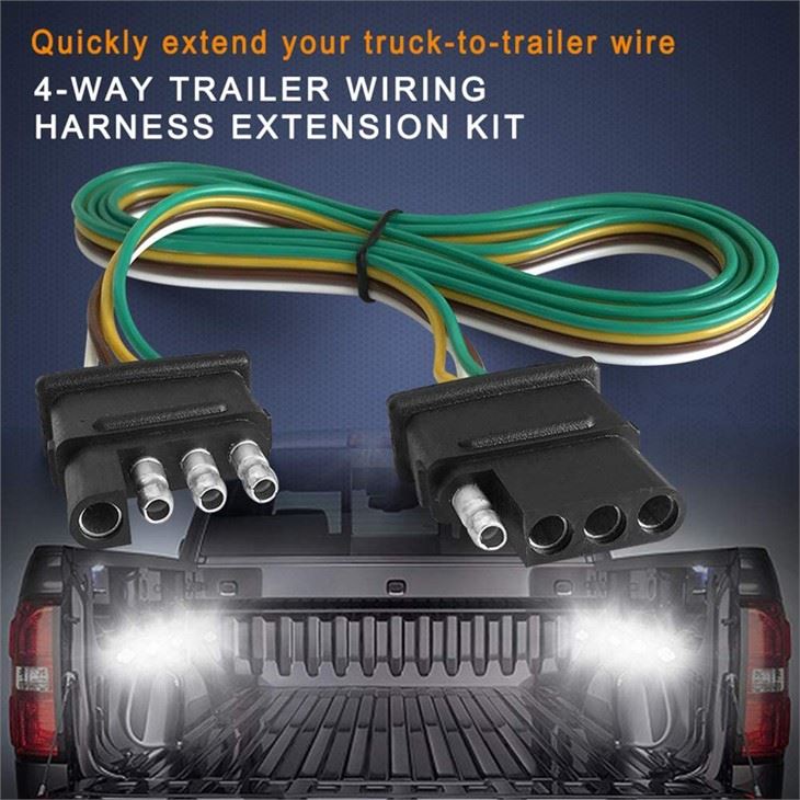 4 Pin Flat Trailer Wiring Harness