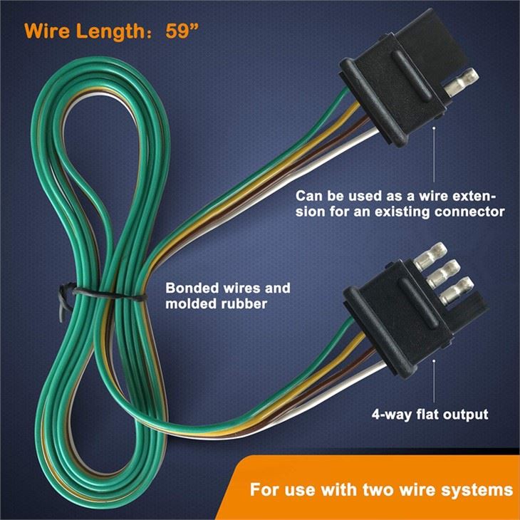 4 Pin Flat Trailer Wiring Harness