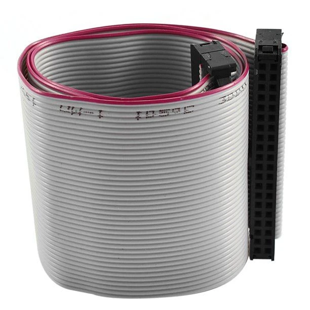 40 Pin Female Connector Flat Ribbon Cable