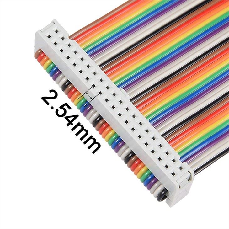 40 Pin Flat Rainbow Ribbon Cable