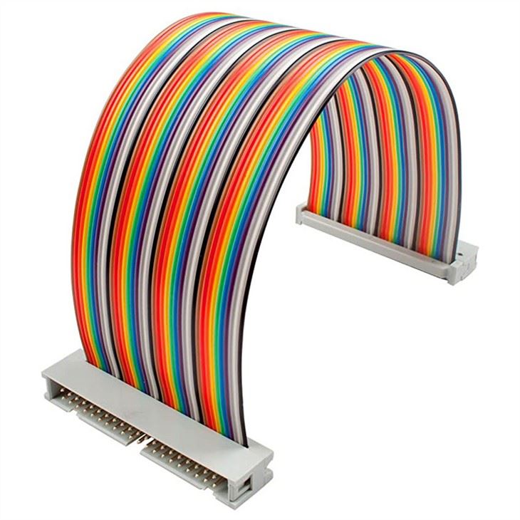 40 Pin GPIO Male To Female Ribbon Cable