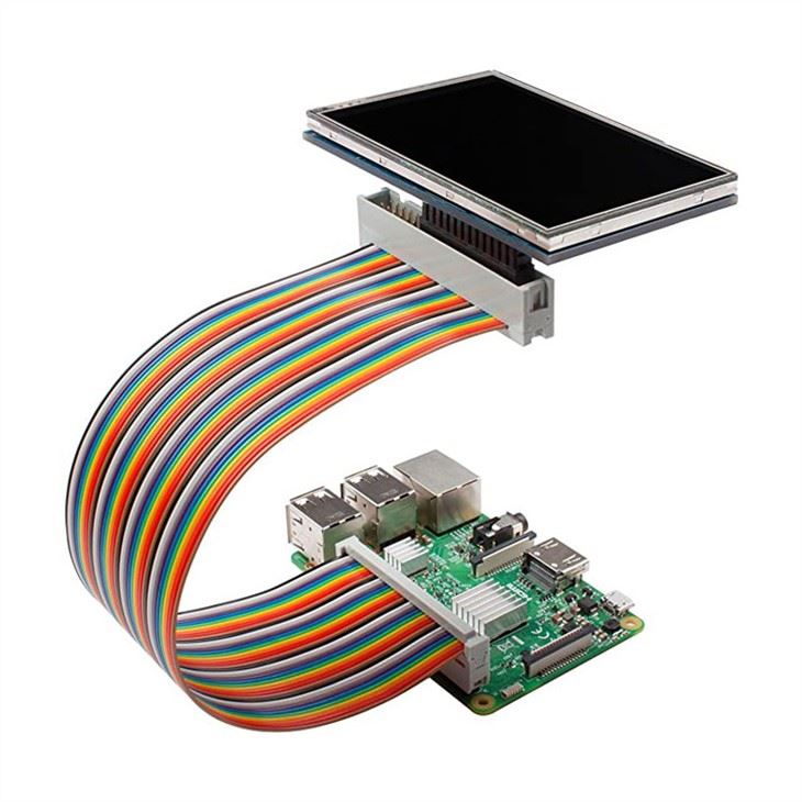 40 Pin GPIO Male To Female Ribbon Cable