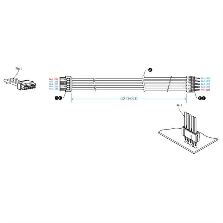 5 Pin Voltage Wiring Harness