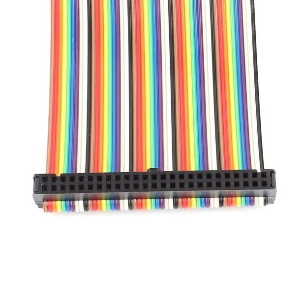 50 Pin IDC Rainbow Ribbon Cable