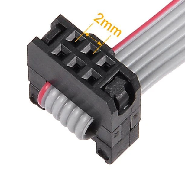 6 Pin 2mm Pitch Connector Ribbon Cable