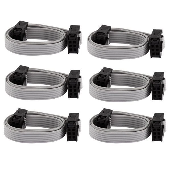 6 Pin IDC Socket Flat Ribbon Cable