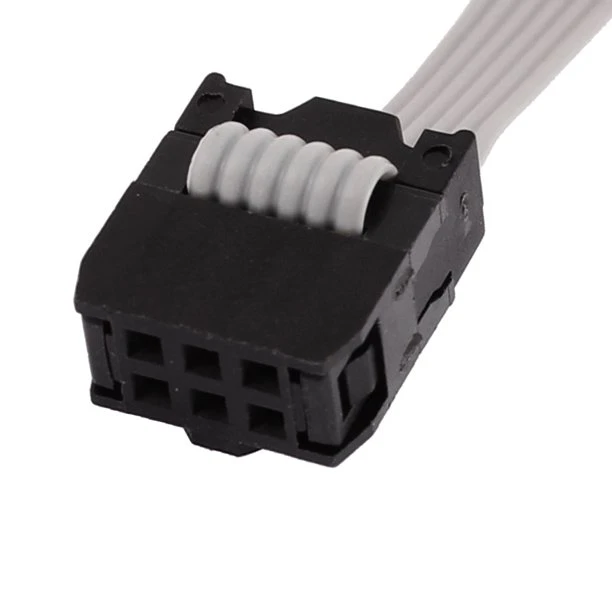 6 Pin IDC Socket Flat Ribbon Cable