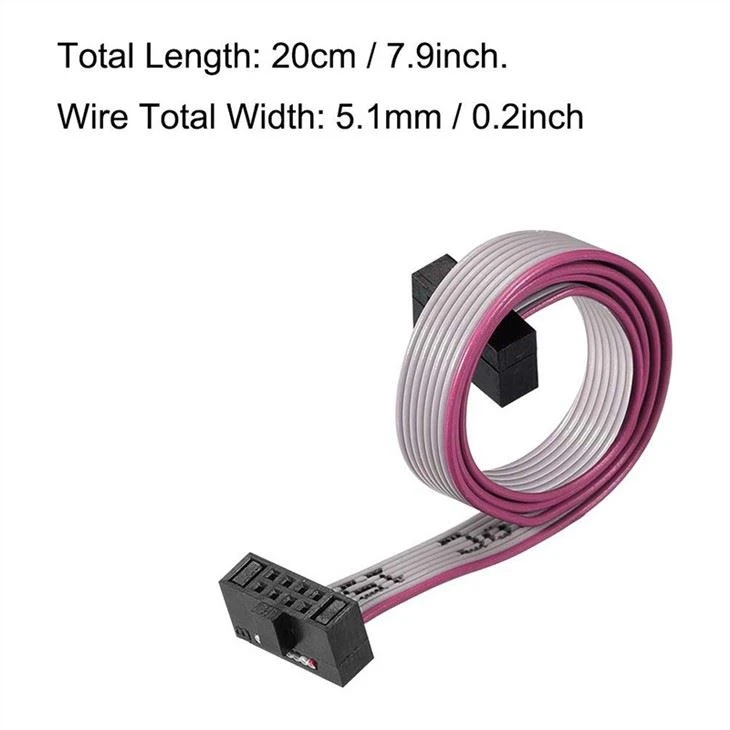 8 Pin 8 Wire Ribbon Cable