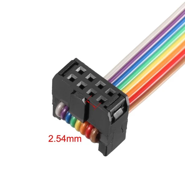 8 Pin Rainbow Wire Flat Ribbon Cable