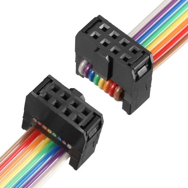 8 Pin Rainbow Wire Flat Ribbon Cable