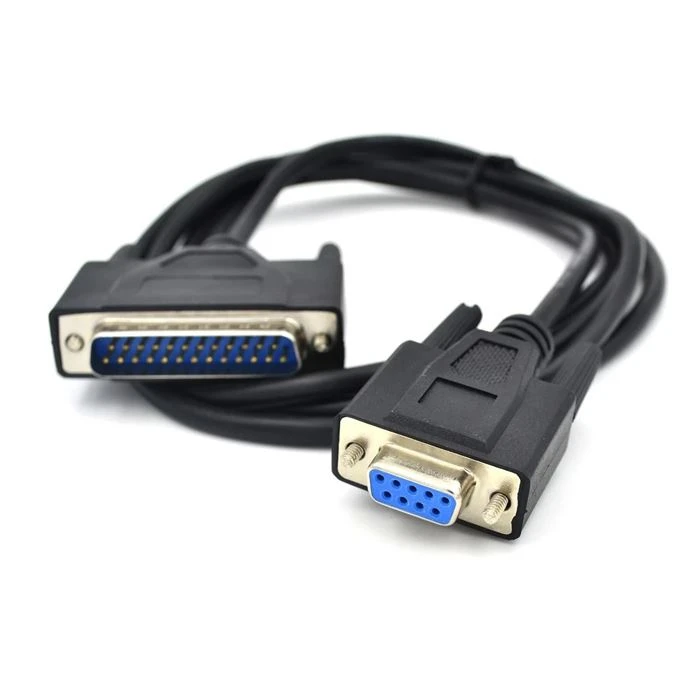 DB9 9 Pin Male To D-SUB DB25 Female Cable
