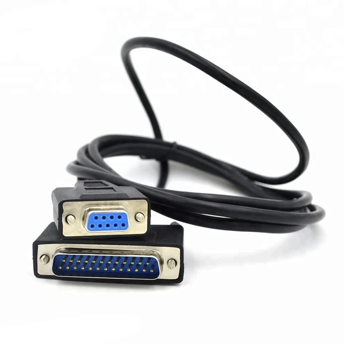 DB9 9 Pin Male To D-SUB DB25 Female Cable