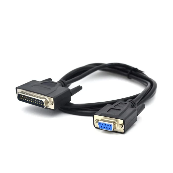 DB9 9 Pin Male To D-SUB DB25 Female Cable