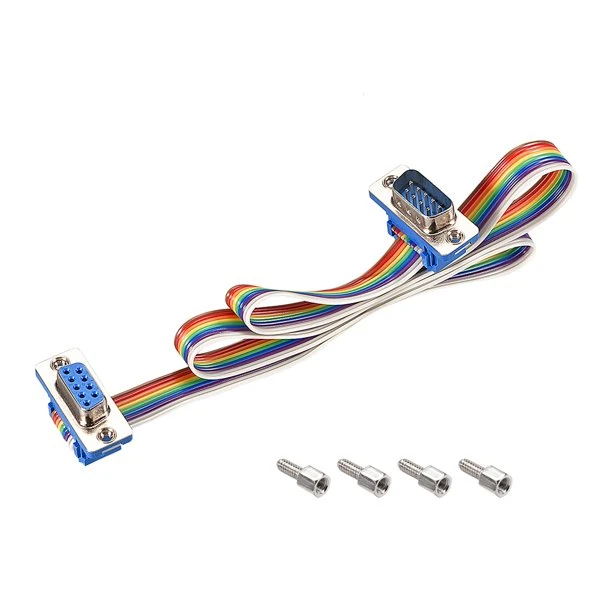 DB9 Male To DB9 Female Ribbon Cable