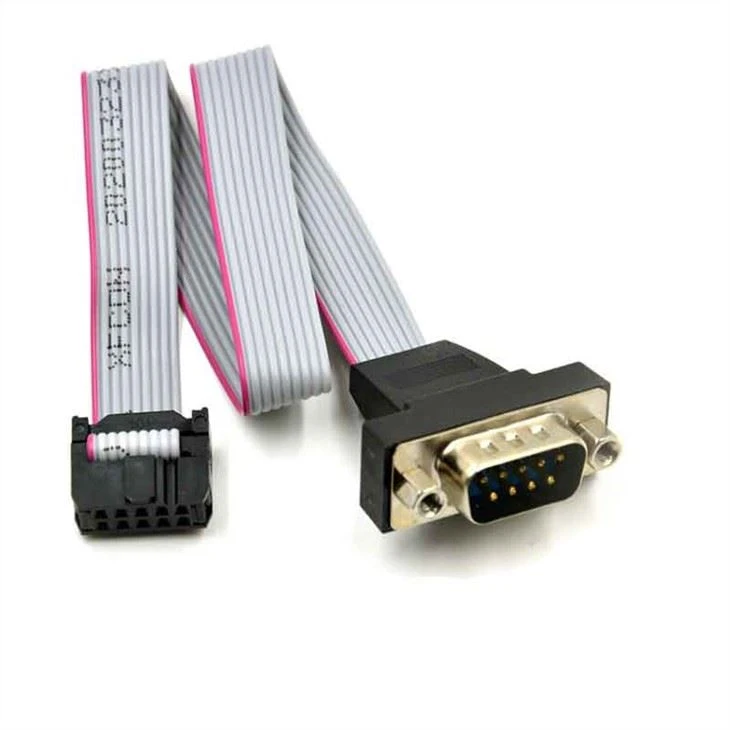 DB9 RS232 To 10 Pin Ribbon Cable