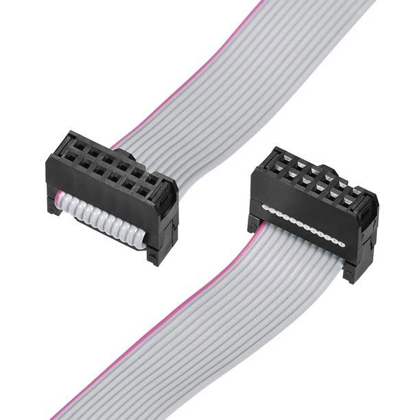 Gray 12 Pin Flat Ribbon Cable Wire