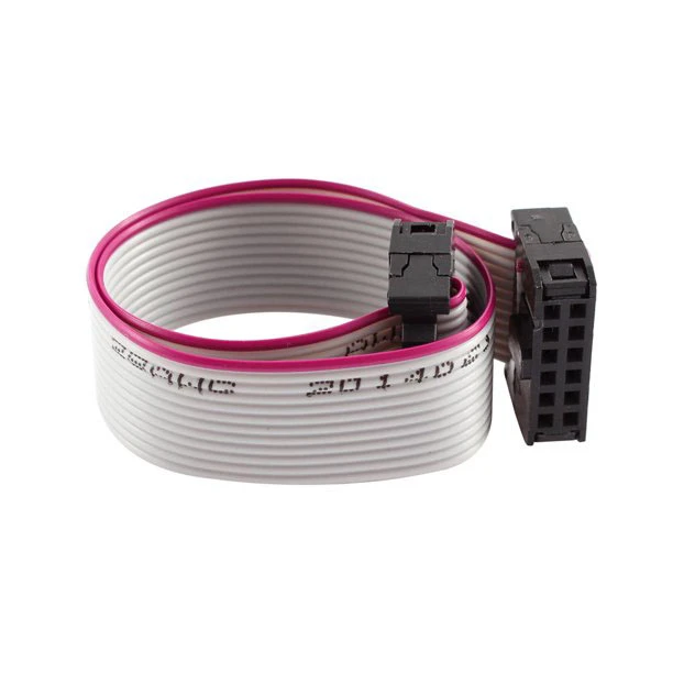 Gray 16 Pin Connector Ribbon Cable