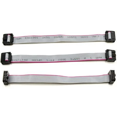 Gray IDC 10 Pin Flat Cable