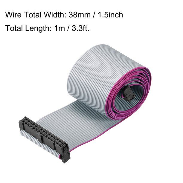 Grey 30 Pin Flat Ribbon Cable