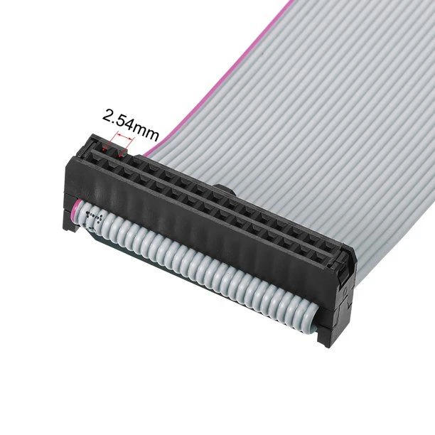 Grey 30 Pin Flat Ribbon Cable